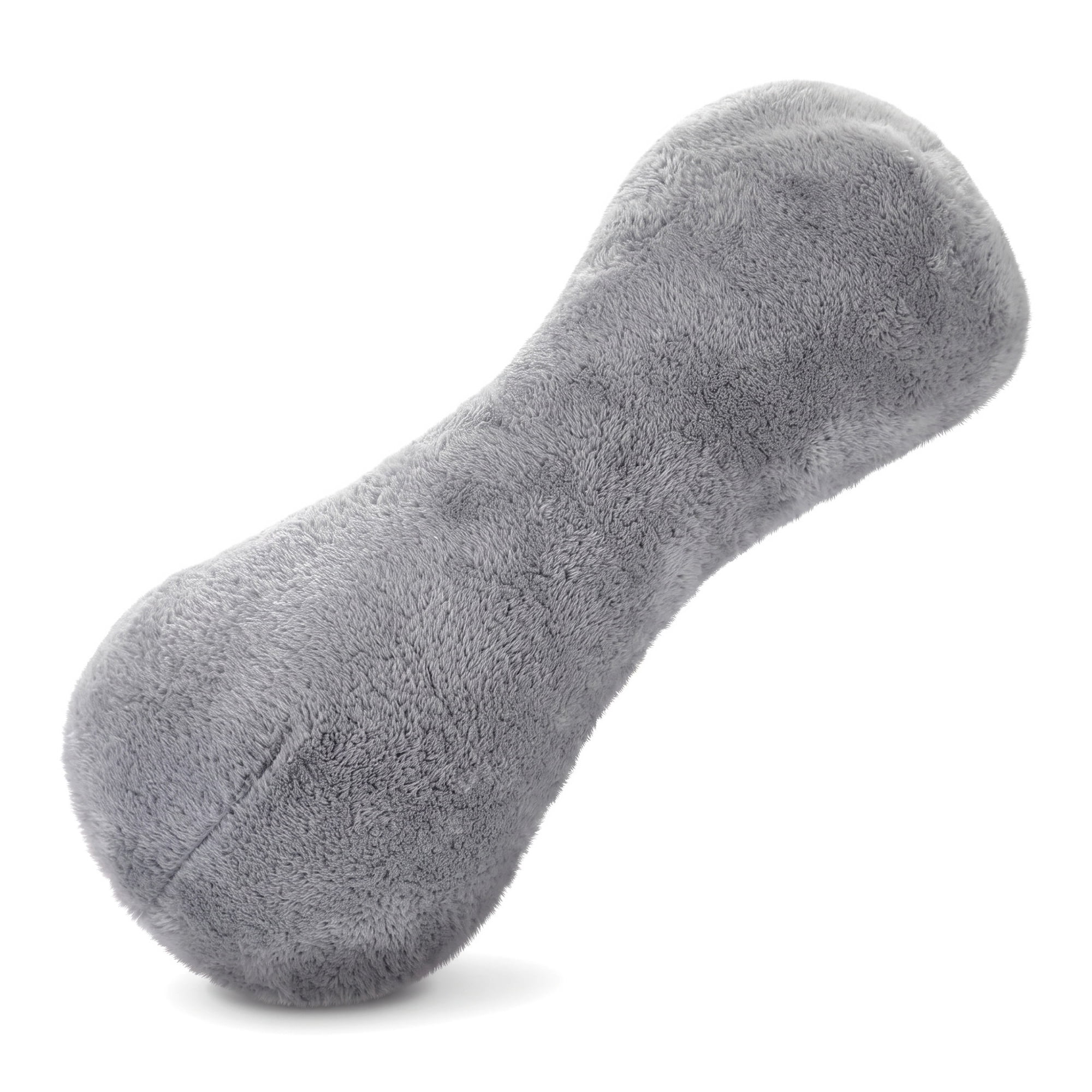 Unique Bargains Neck Pillow Cotton Cervical Support for Car Sleeping Gray 17.7"x7.1"