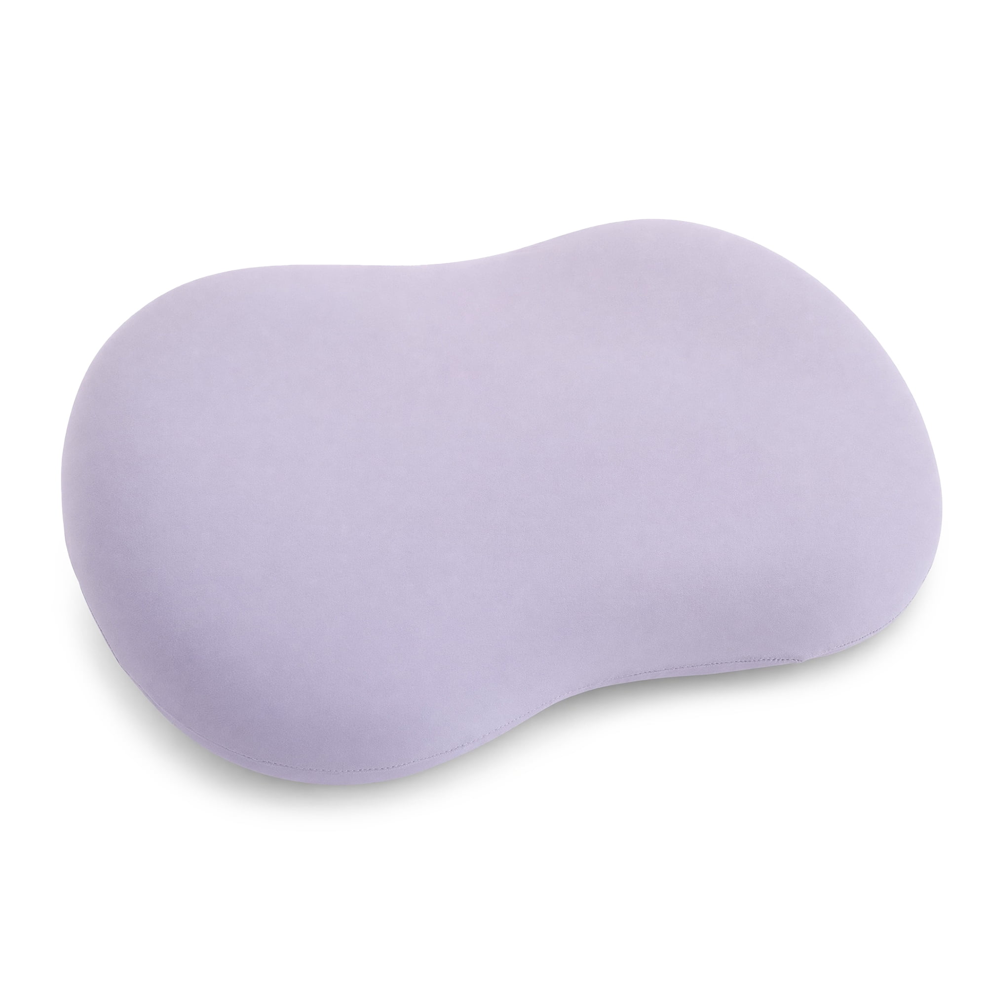 Unique Bargains Neck Pillow Cotton Cervical Support for Sleeping Purple 12.6"x7.9"x3.5"