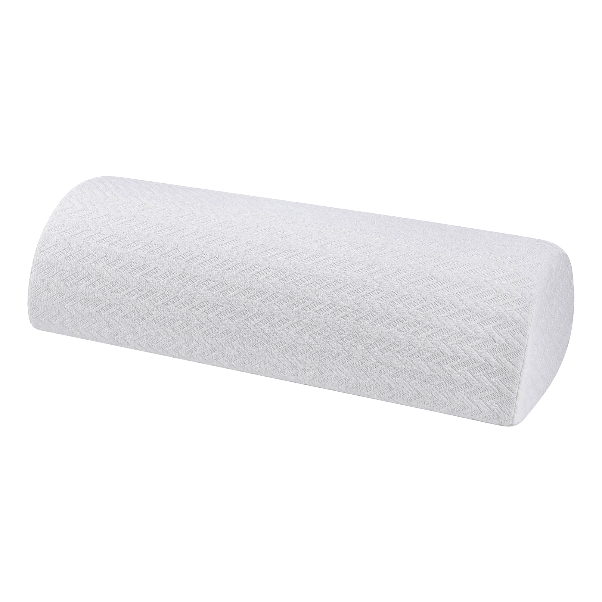 Unique Bargains Neck Pillow Foam Cervical Support for Sleeping Gray/White 12.6"x7.9"x3.5"