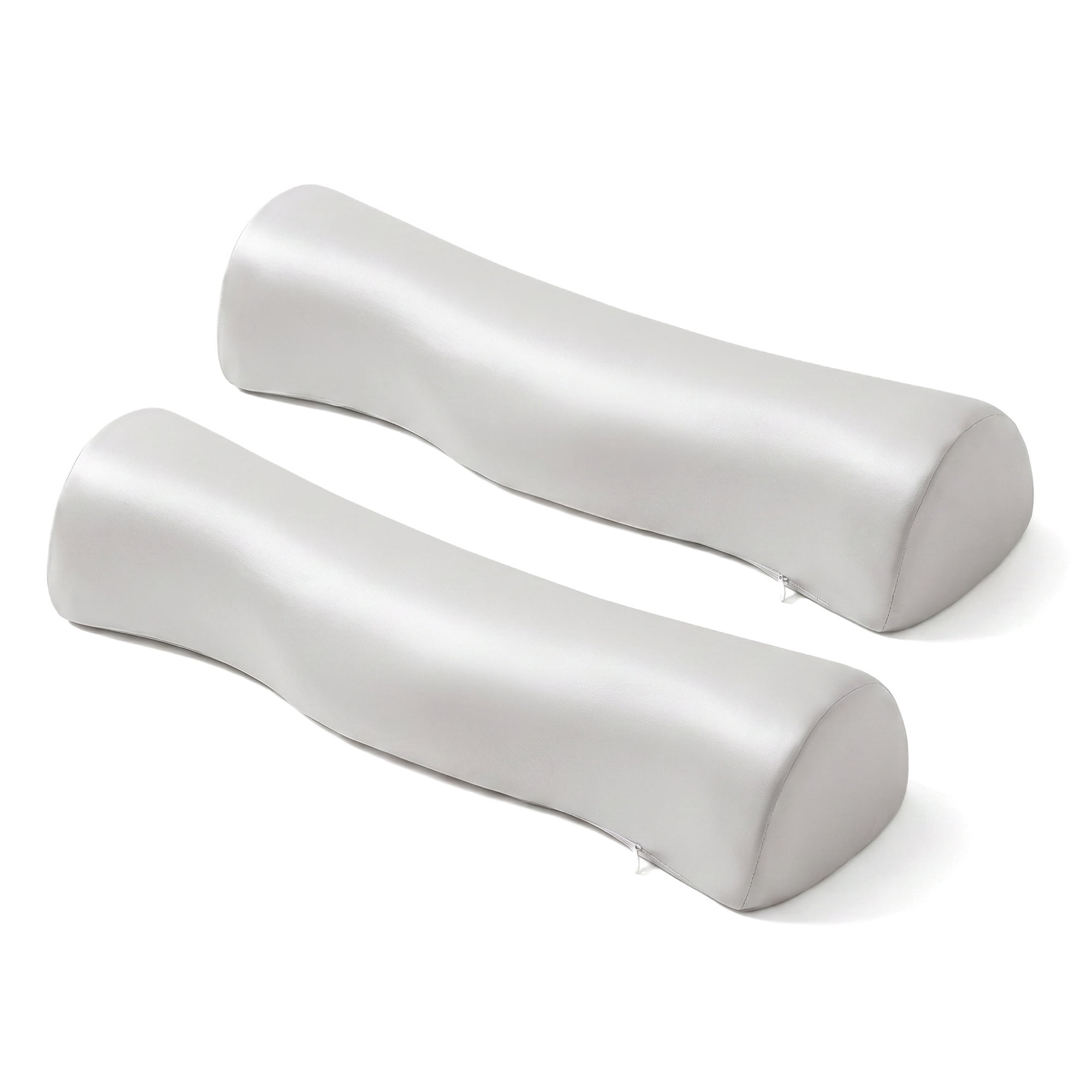 Unique Bargains Neck Pillow Sponge Cervical Support for Sleep Gray B 19.7"x5.9"x3.9" 2Pcs