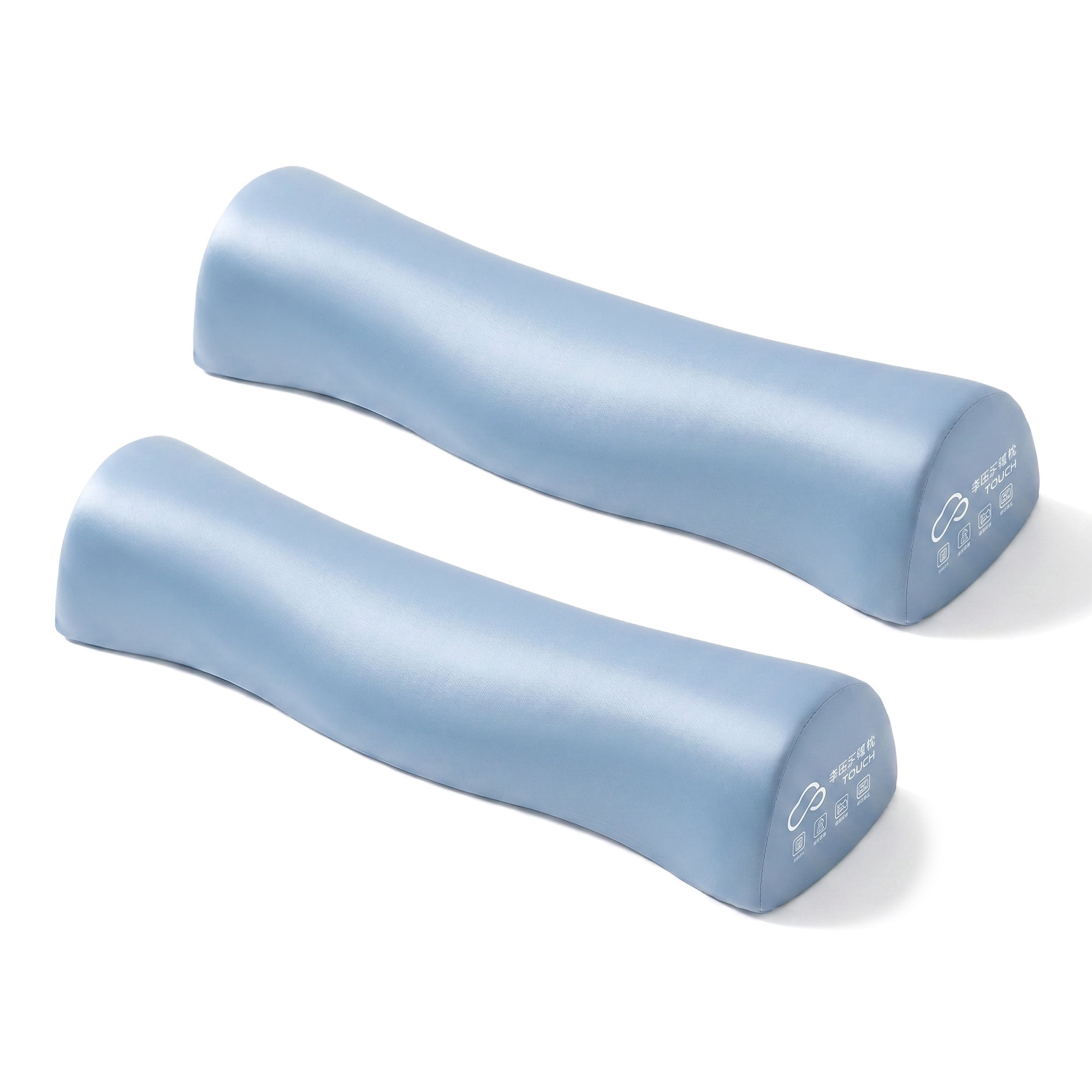 Unique Bargains Neck Pillow Sponge Cervical Support for Sleeping Blue B 19.7"x5.9"x3.9"