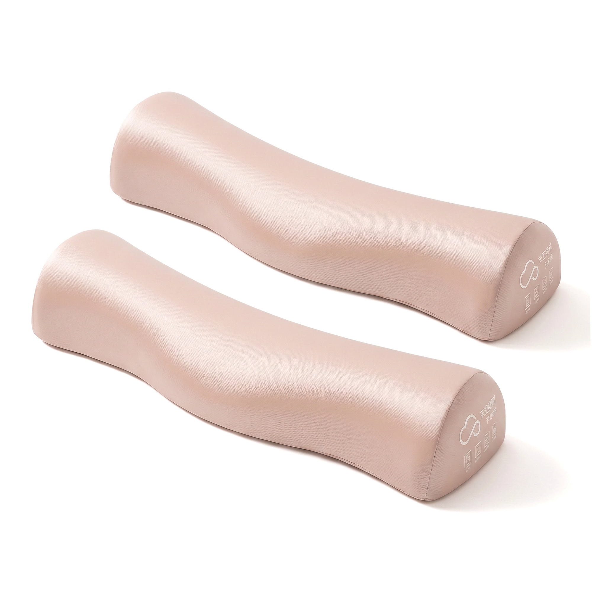 Unique Bargains Neck Pillow Sponge Cervical Support for Sleeping Pink B 19.7"x5.9"x3.9"