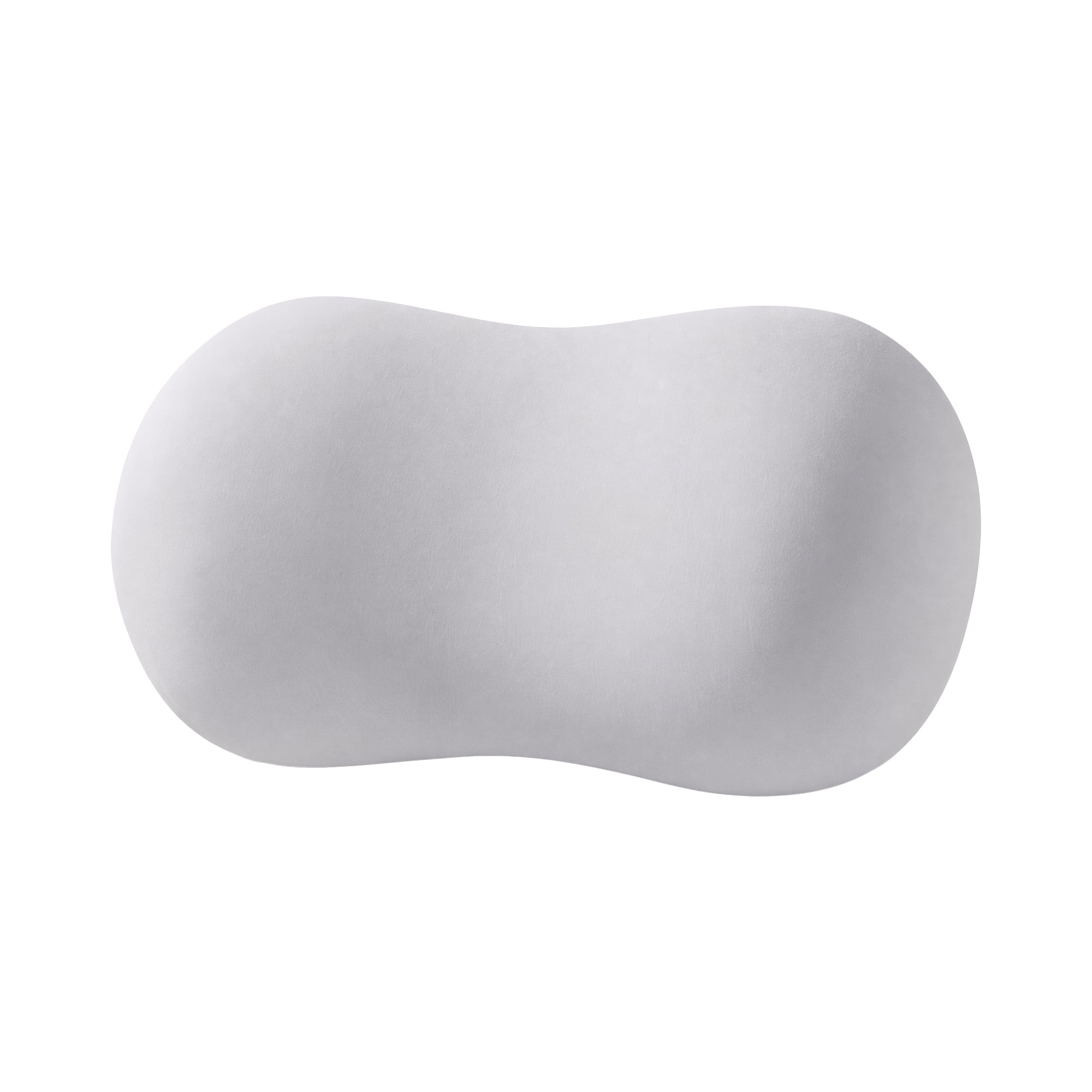 Neck Pillow Travel Pillow Cotton Cervical Support for Airplane Light Gray 9.4" x 5.1"