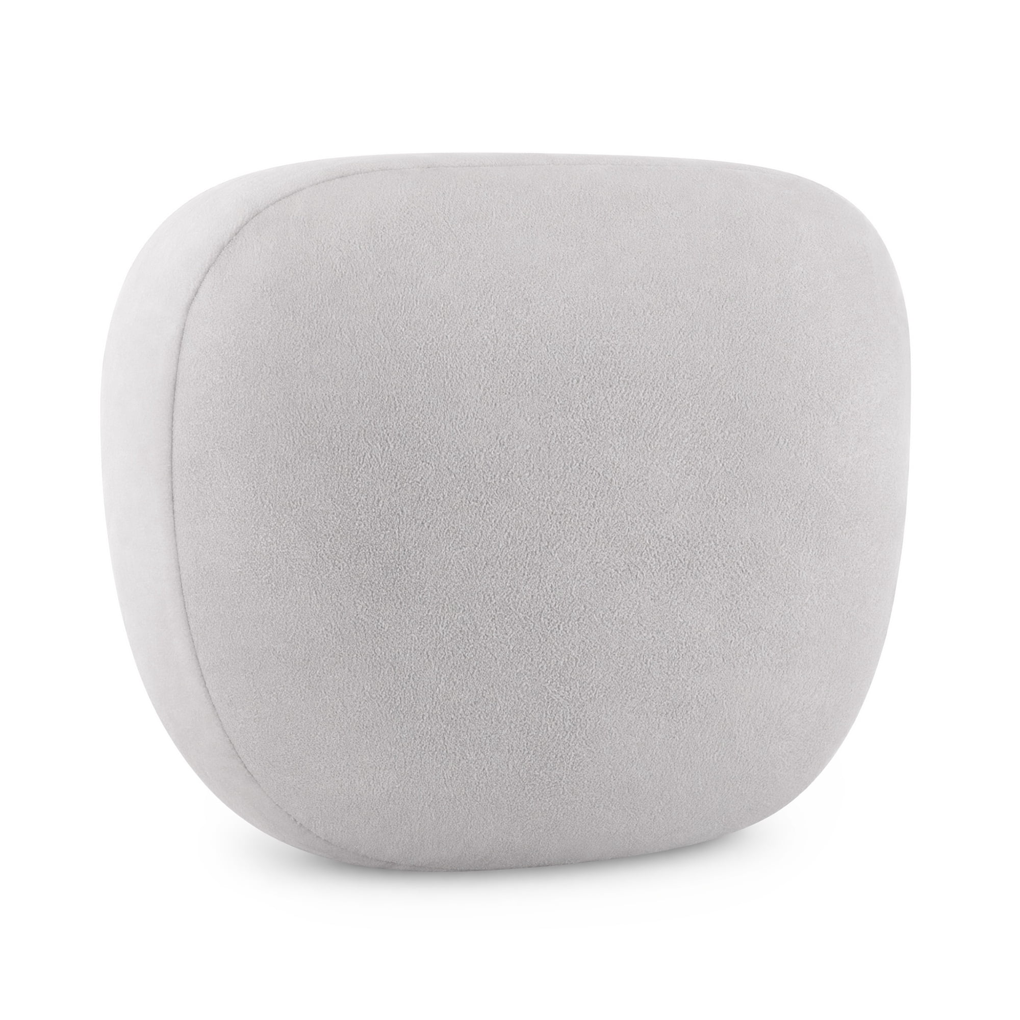 Unique Bargains Neck Pillow Travel Pillow Down Cervical Support Light Gray 11.8" x 7.9"