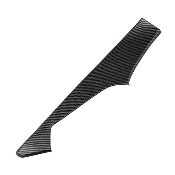 Unique Bargains New Carbon Fiber Cab Door Panel Decoration Cover for Chevrolet Corvette C7 2014-2019 Black