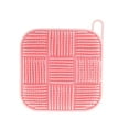 thumbnail image 1 of Unique Bargains Nine-square Double-sided Bath Brush 1 Pc Pink, 1 of 6