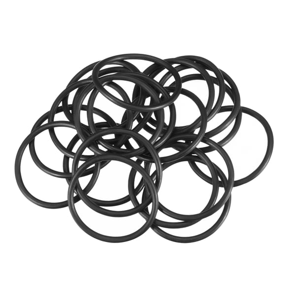 Unique Bargains Nitrile Rubber O-Ring 32mm OD 28mm for Sealing Automotive Machine Plumbing