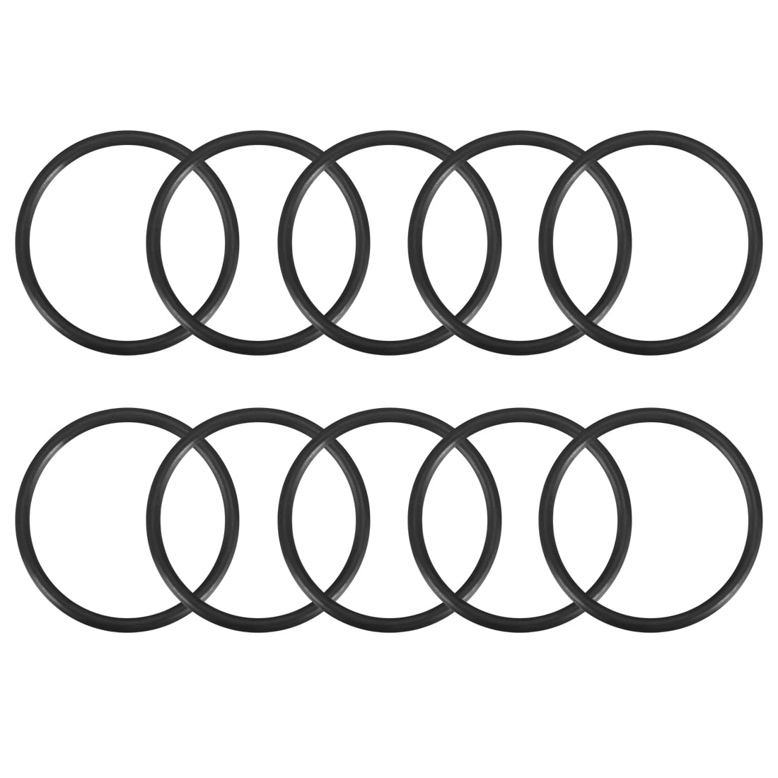 Unique Bargains Nitrile Rubber O-Rings 30mm OD 26mm ID 2mm Width for Plumbing Use 10pcs