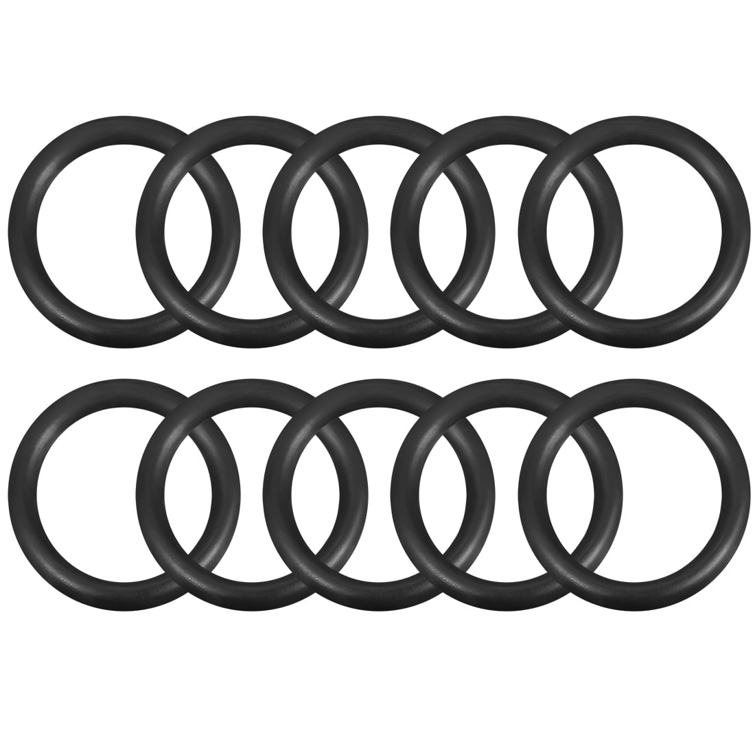 Uxcell 50-Pack Nitrile Rubber O-Rings – 75.2mm ID X 80mm OD X 2.4mm CS – Black