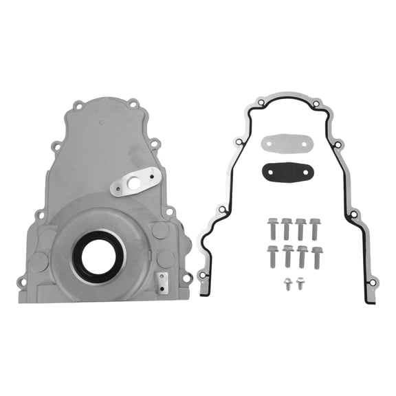 Unique Bargains No.12633906/12561243/12600326 Engine Timing Cover Gasket Set for LS2 LS3 Gen 4 LSx 4.8L 5.3L 6.0L 6.2L Engines Chain Case Cover Gasket 1 Set