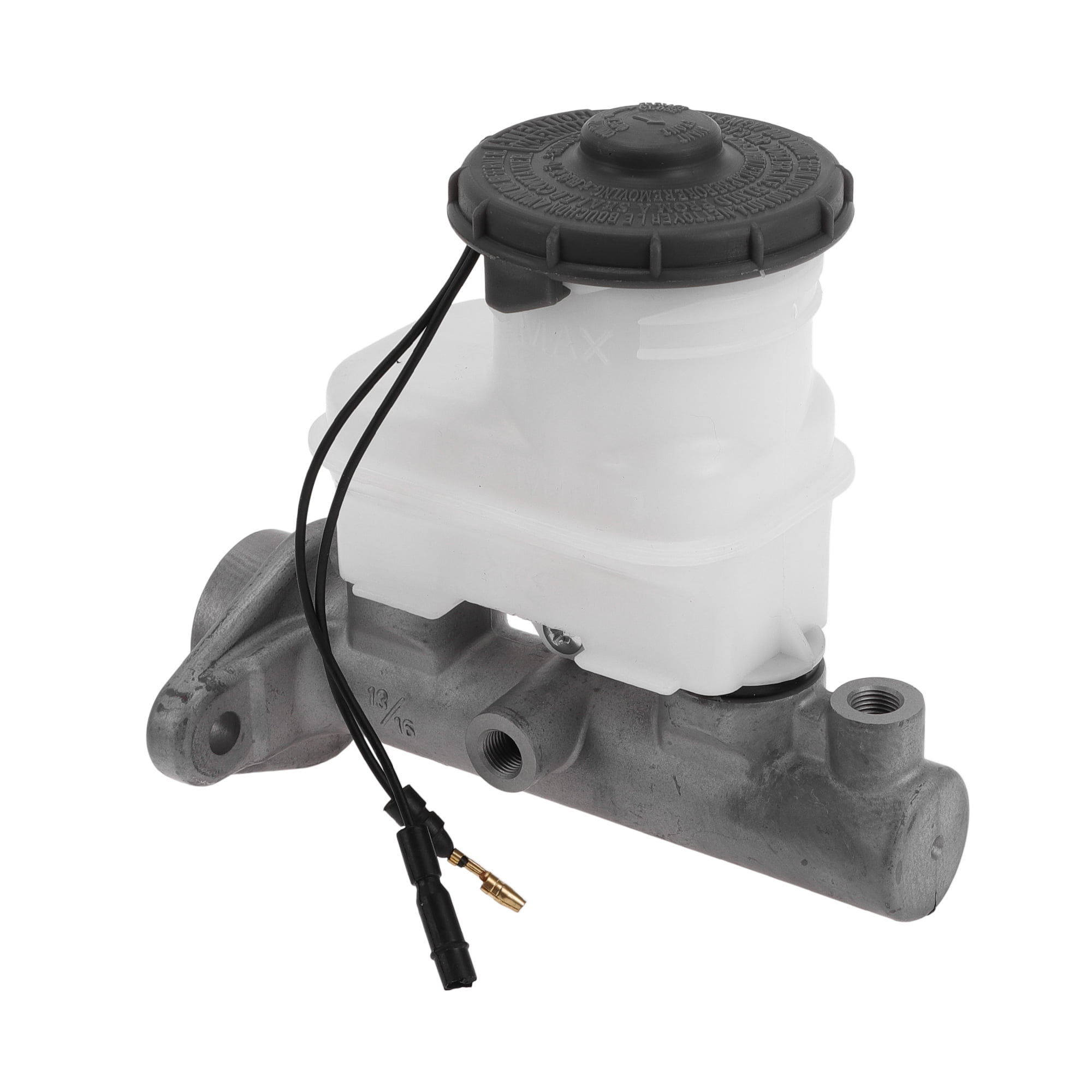 Unique Bargains No.46100S04A01 Brake Master Cylinder with Reservoir for Honda Civic 1996-2000 Engine Compartment Hydraulic Master Cylinder Durable Aluminum Alloy 1 Pc Silver Tone White