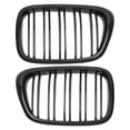 thumbnail image 1 of Unique Bargains No.51137005837/51137005838 Front Hood Bumper Grille Grill for BMW 5 Series Left and Right 1 Pair, Black, 1 of 6