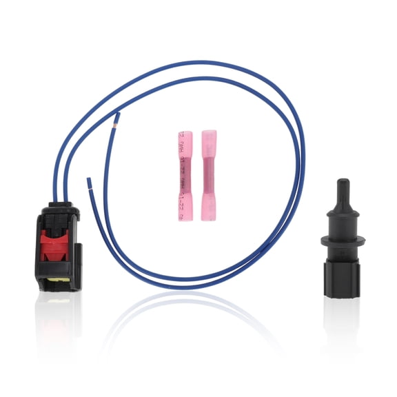 Unique Bargains No.5293138AA Ambient Air Temperature Sensor with Connector Pigtail Plug 645-218 for Jeep Compass 2007-2009 for Dodge for Ram 1500 2010