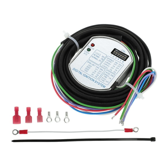 Unique Bargains No.53-644 Programmable Single Fire Electronic Ignition Module, Motorcycle Ignition Control Unit for Harley-Davidson for Dyna, One-Shot Ignition Control Module Ignition Controller