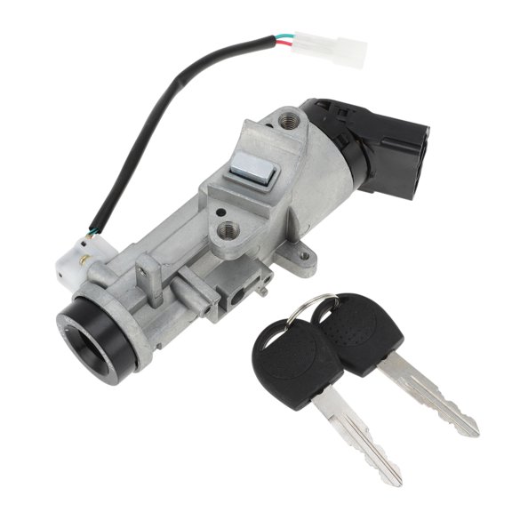 Unique Bargains No.96261298/96414708 Ignition Lock Cylinder for Chevrolet Aveo 2004-2011 for Pontiac G3 2010 Ignition Switch Cylinder Barrel Lock with 2 Key Set