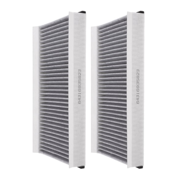 Unique Bargains No.CF10103 Cabin Air Filter for BMW 5er E60 520-550 2.0L-5.0L 2001-2010 for BMW 5er Touring E61 520-550 2.0L-5.0L 04-10 Cloth Activated Carbon 2 Pcs