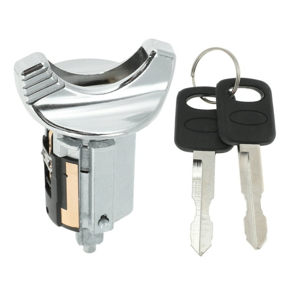Unique Bargains No.F1AZ11582A/F1AZ11582B Ignition Lock Cylinder for Ford E-150 E-250 E-350 1992-1995 for Lincoln for Continental 93-95 Ignition Switch Cylinder w/ 2 Key