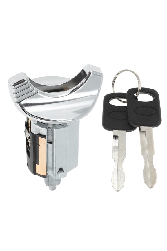 No.F1AZ11582A/F1AZ11582B Ignition Lock Cylinder for Ford E-150 E-250 E-350 1992-1995 for Lincoln for Continental 93-95 Ignition Switch Cylinder w/ 2 Key