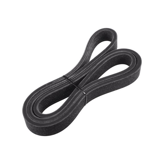 Unique Bargains No.LR011327 Serpentine Belt for Land Rover LR4 2014-2016 Serpentine Drive V-Ribbed Belt Durable EPDM