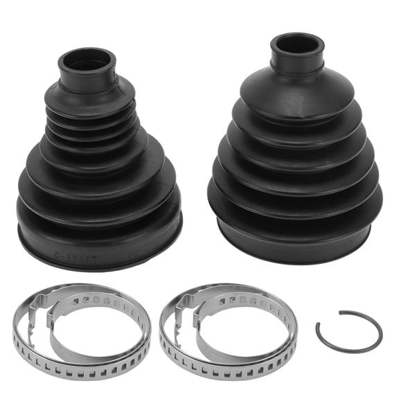 Unique Bargains No.LR034533 CV Joint Boot Kit W/ Clamp for Land Rover Range Rover 13-15 for Land Rover Range Rover Sport Inner Outer Constant Velocity Joint Boot 1Set