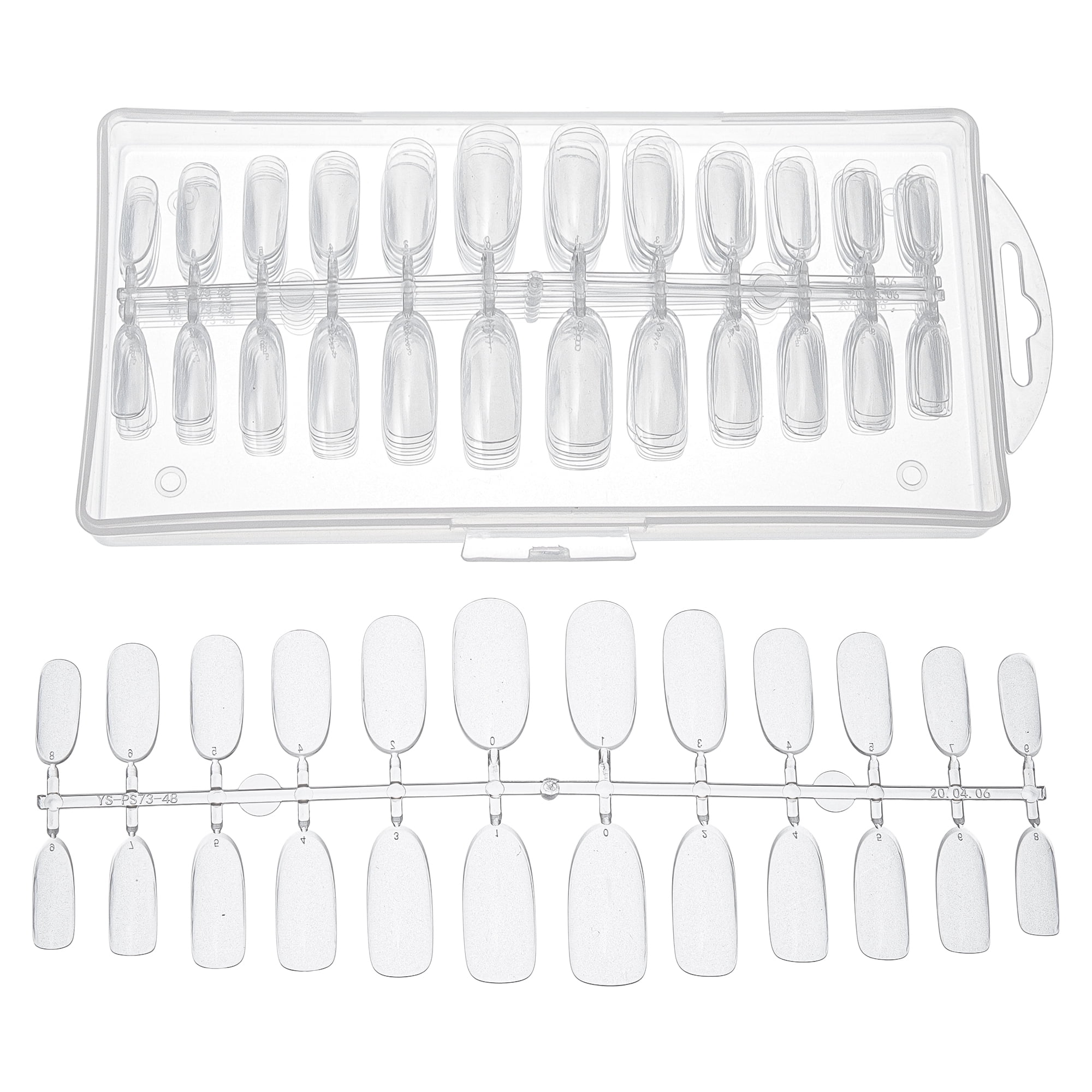 Unique Bargains No Trace Fake Nails 240 Pcs [Long Oval]