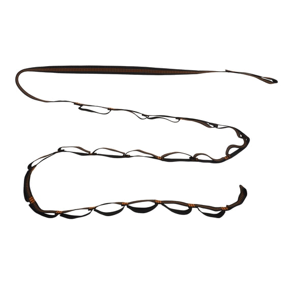 Unique Bargains Non-Elastic Yoga Band 110.24"x0.98" 1 Pc Orange