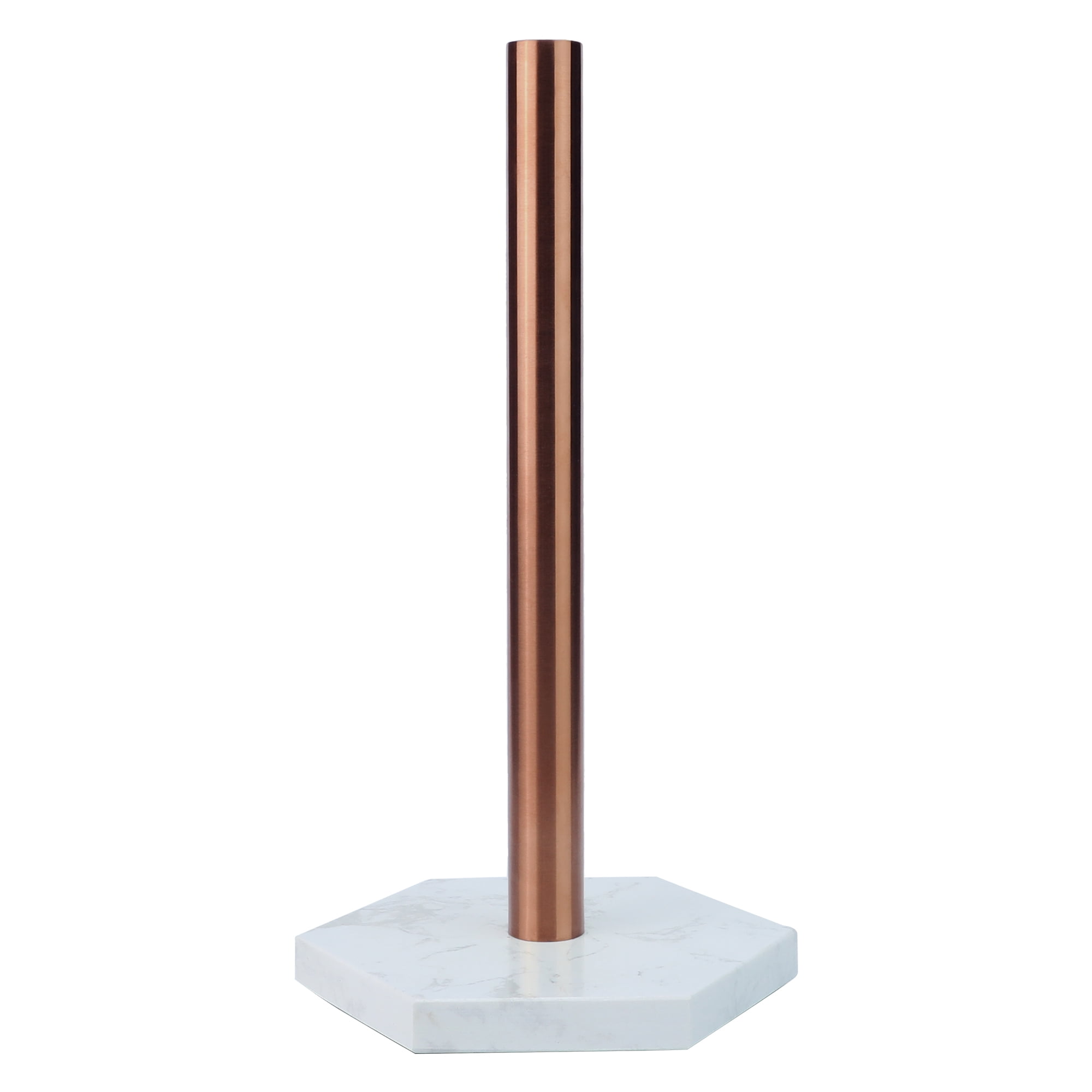 Unique Bargains Non Slip Base Paper Towel Holder Brown A 11.7x3.3inch