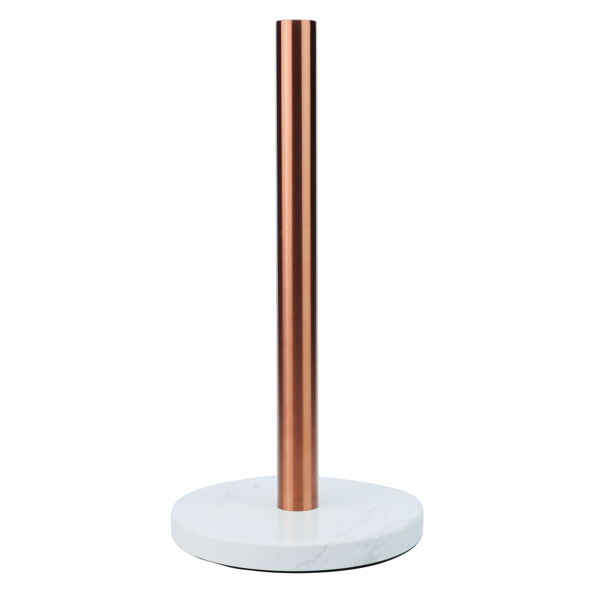 Unique Bargains Non Slip Base Paper Towel Holder Brown B 12.2x6.1inch
