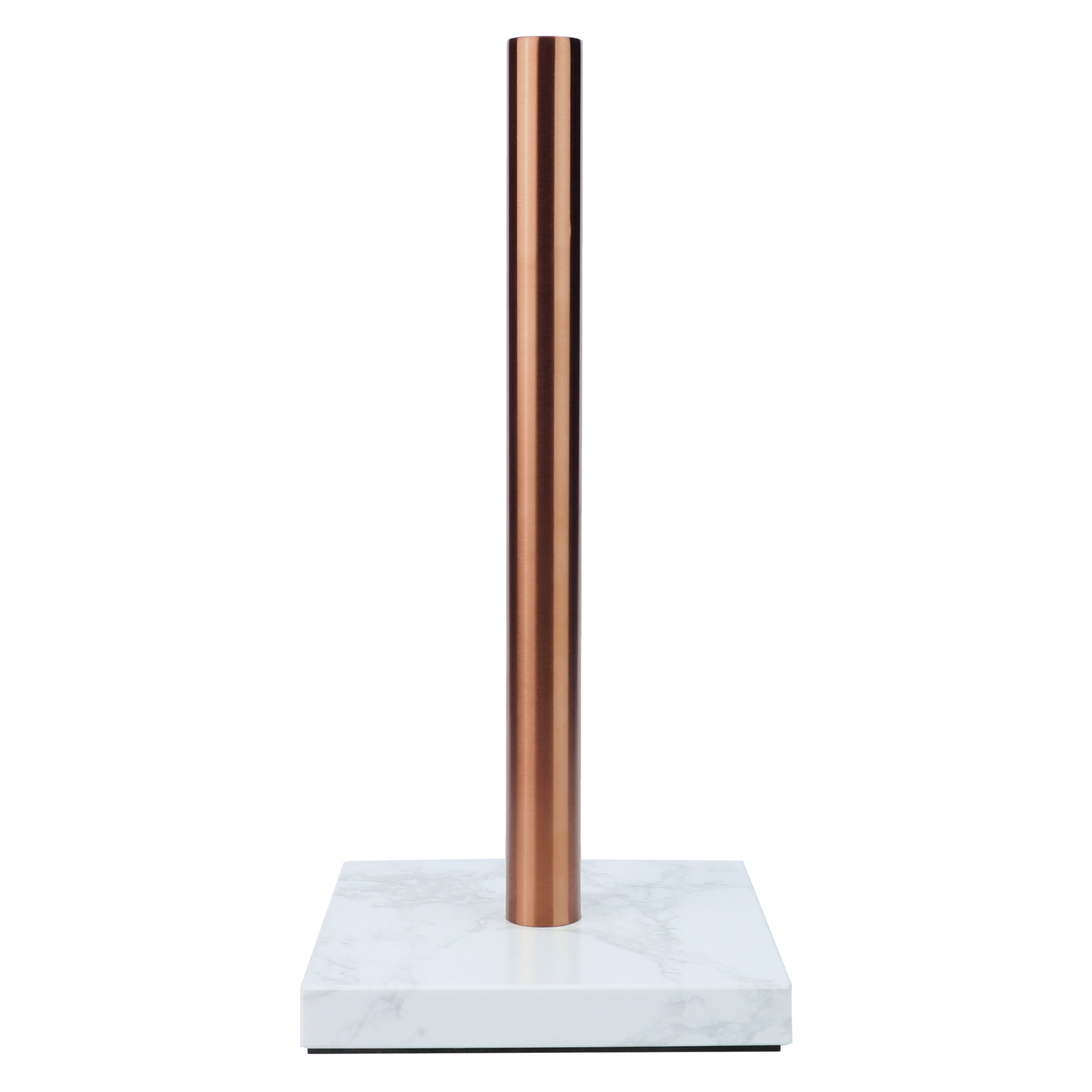 Unique Bargains Non Slip Base Paper Towel Holder Brown C 11.7x5.9inch