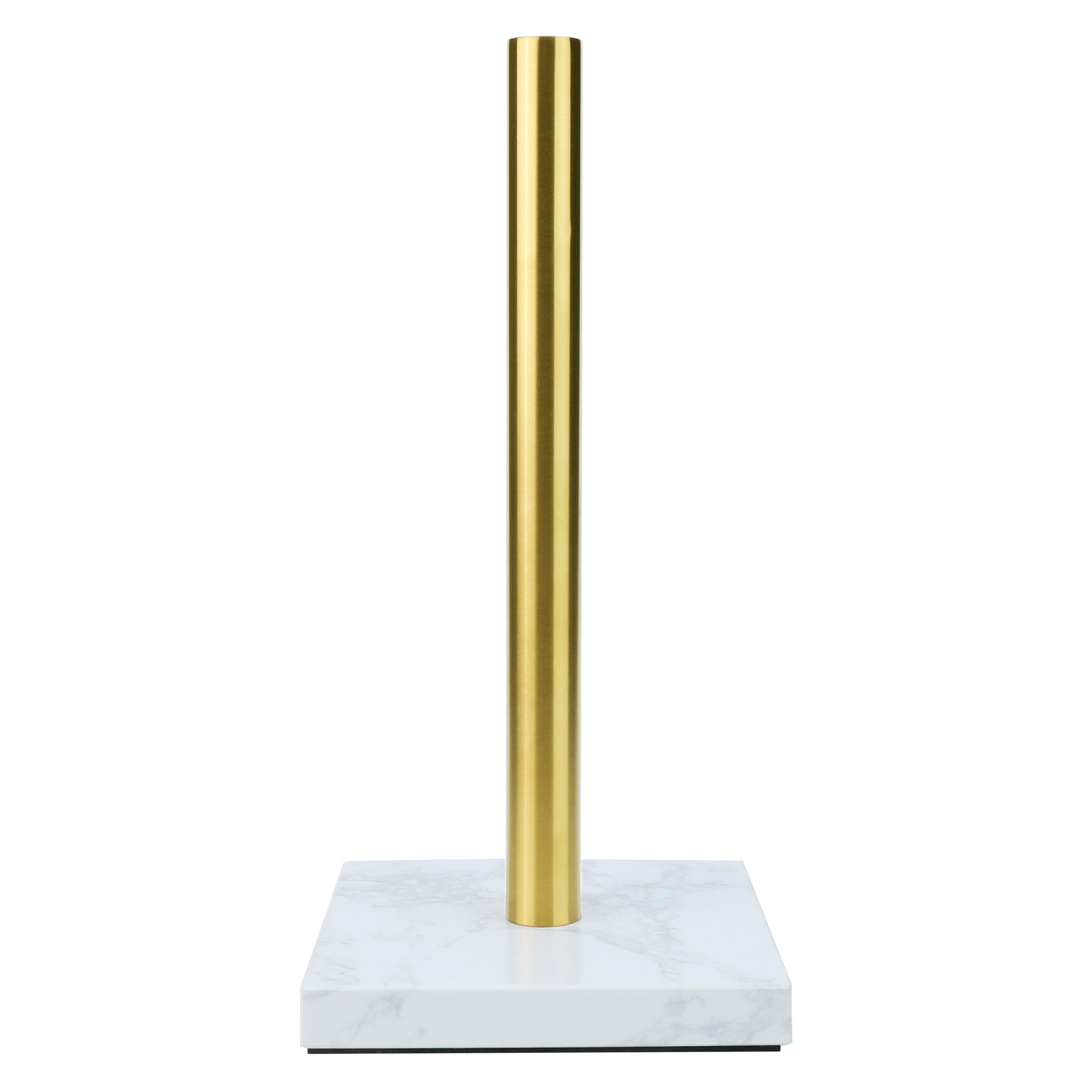 Unique Bargains Non Slip Base Paper Towel Holder Gold F 11.7x5.9inch