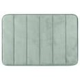 thumbnail image 1 of Unique Bargains Non Slip Bathroom Rug Soft Bathroom Mat Quick Dry Anti Skid Bath Rugs Grey 20"x32", 1 of 7
