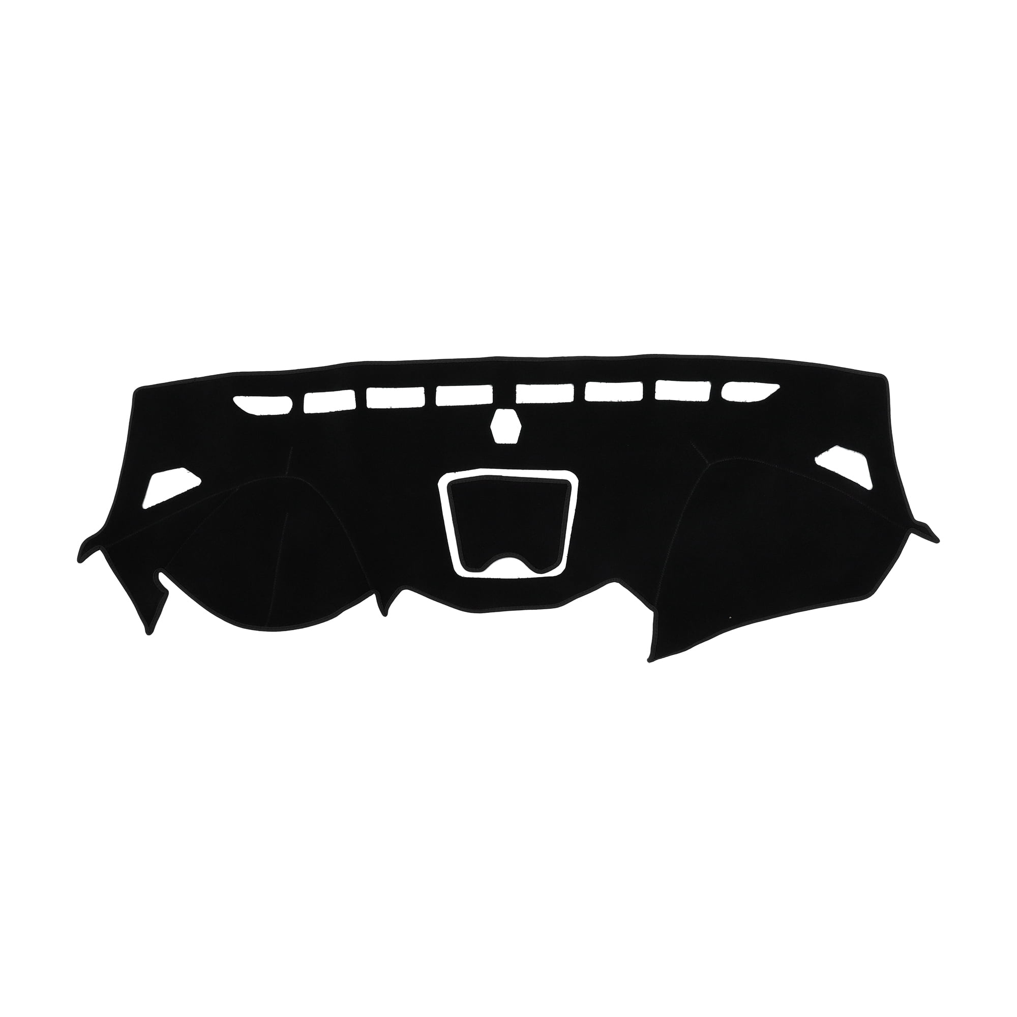 Unique Bargains Non-Slip Dashboard Cover for Hyundai Santa Fe Sport 2013-2018 Black