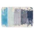 thumbnail image 1 of Unique Bargains Non Slip Machine Washable Plush Shaggy Bath Mat Blue 32" x 20", 1 of 6