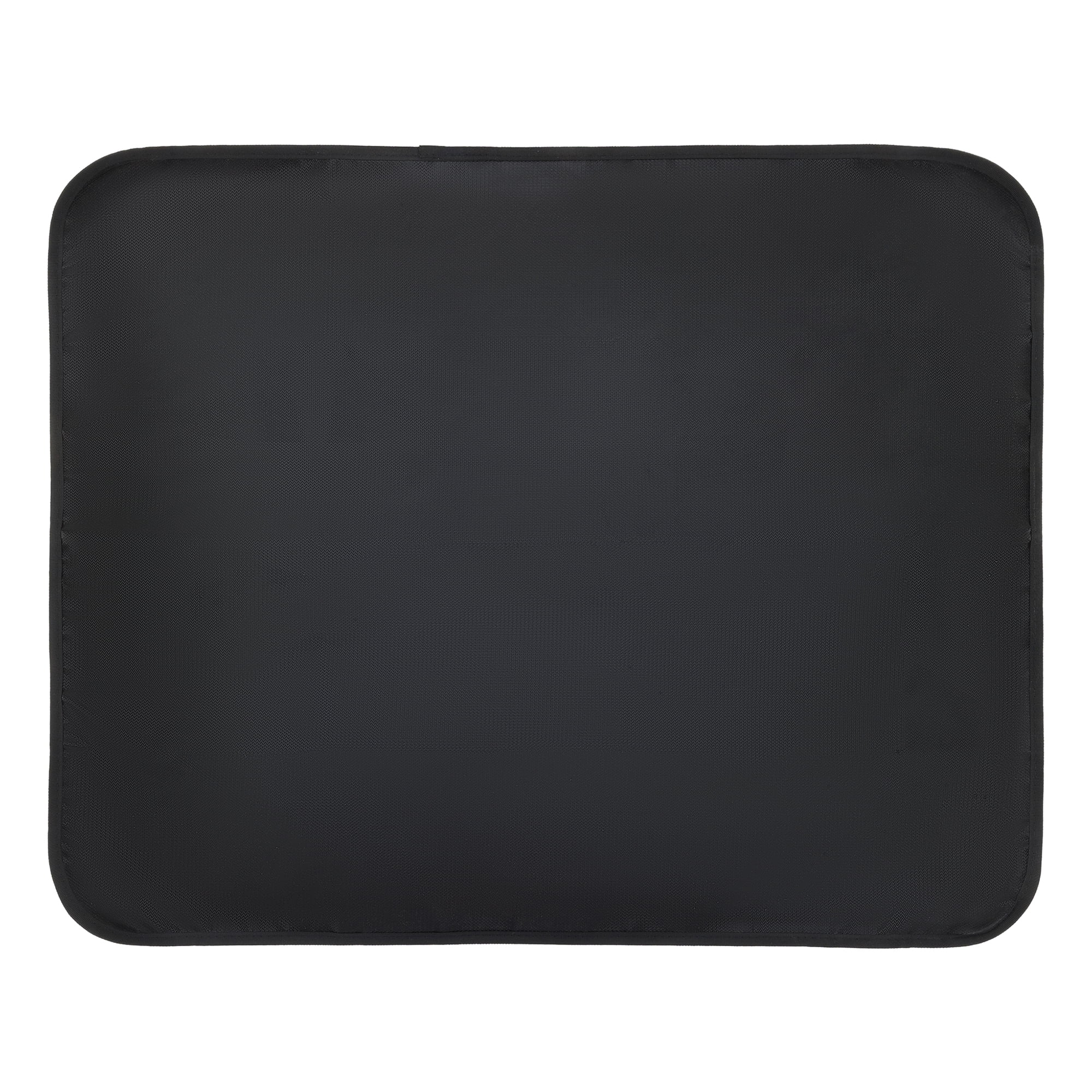 Unique Bargains Non Slip Silicone Heat Resistant Protector Pad Mat Black 15.7"x19.7"