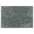 thumbnail image 1 of Unique Bargains Non-Slip Soft Fluffy Shag Washable Plush Bath Rugs for Bedroom Grey-2 20"x32", 1 of 7