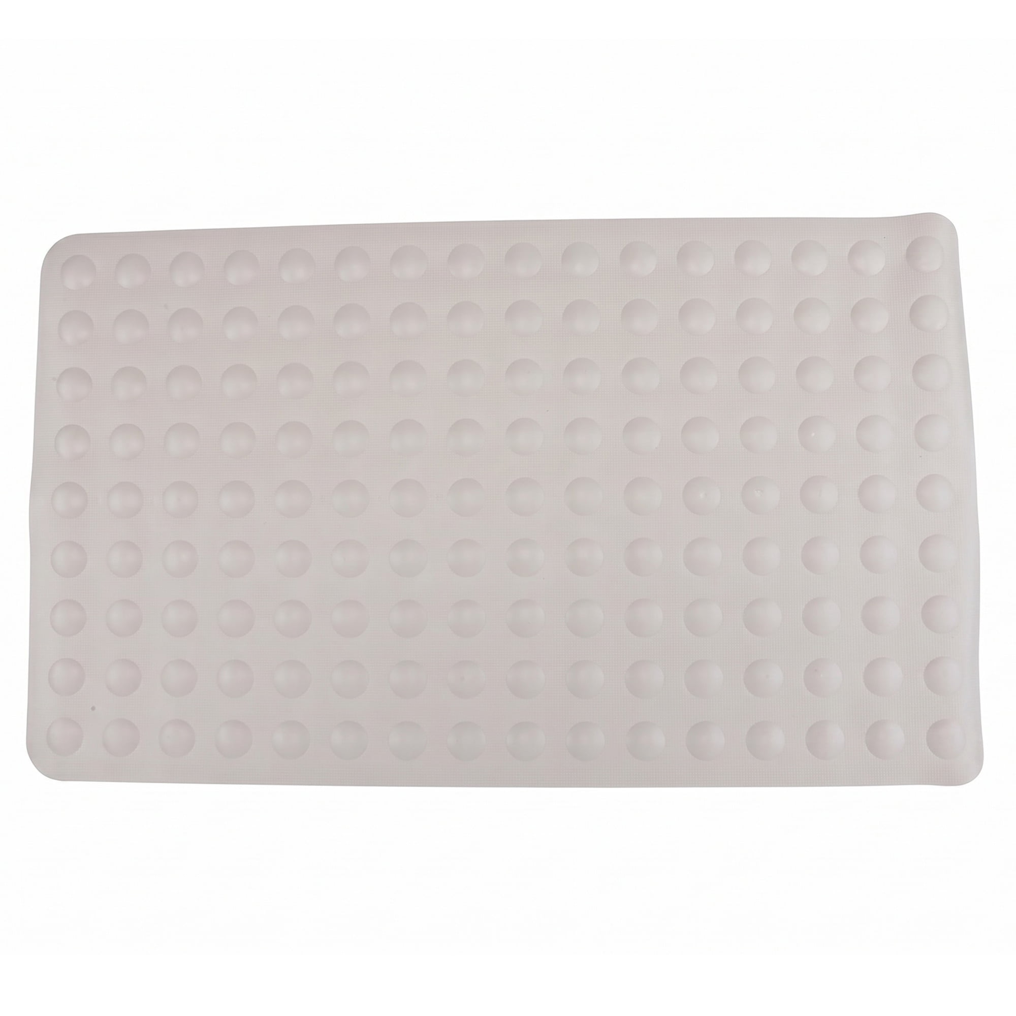 Unique Bargains Non-Slip TPE Washable Bathtub Mat with Strong Suctions White 28" x 16"