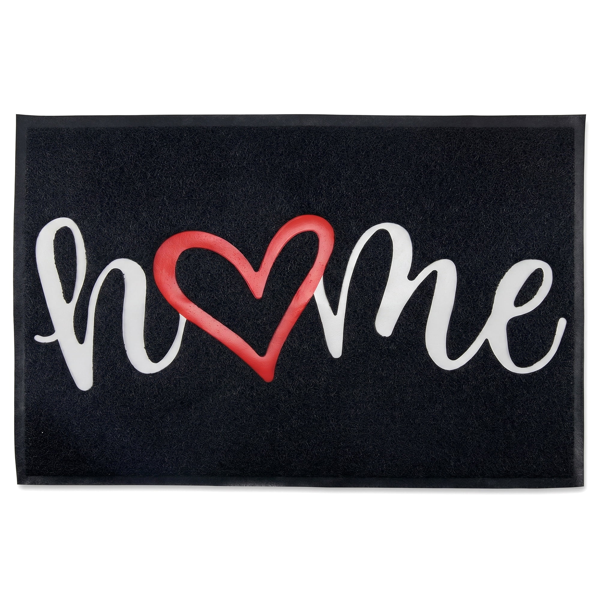 Unique Bargains Non-Slip Waterproof Entryway Low-Profile Scraper Mat Black 35" x 24"