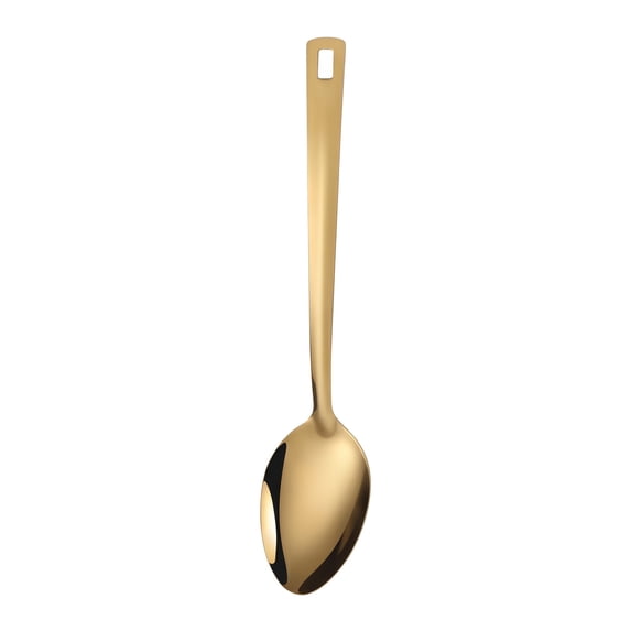 Unique Bargains Non Stick Heat Resistance Stainless Steel Cooking Spoon 10.6" x 2.4"