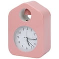 thumbnail image 1 of Unique Bargains Non-Tick Alarm Clock with Round Bell Design Pink 3.9"L x 2.0"W x 5.5"H, 1 of 5