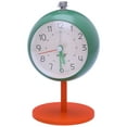 thumbnail image 1 of Unique Bargains Non-Tick Movement Alarm Clock Green 3.7"L x 3.1"W x 5.9"H, 1 of 5