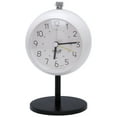 thumbnail image 1 of Unique Bargains Non-Tick Movement Alarm Clock White 3.7"L x 3.1"W x 5.9"H, 1 of 5