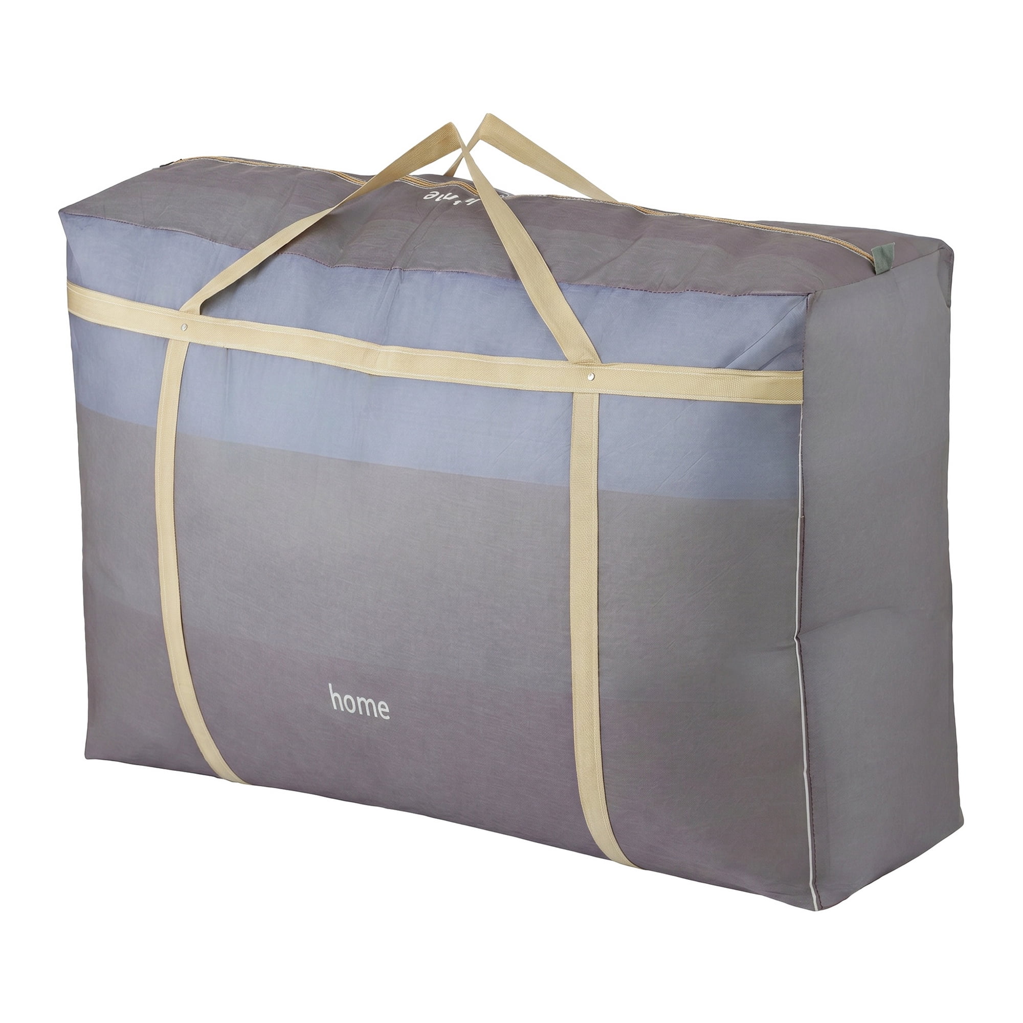 Unique Bargains Non-woven Storage Bag 200L Extra Large Duffel Blue 29.5"x19.7"x10.6"