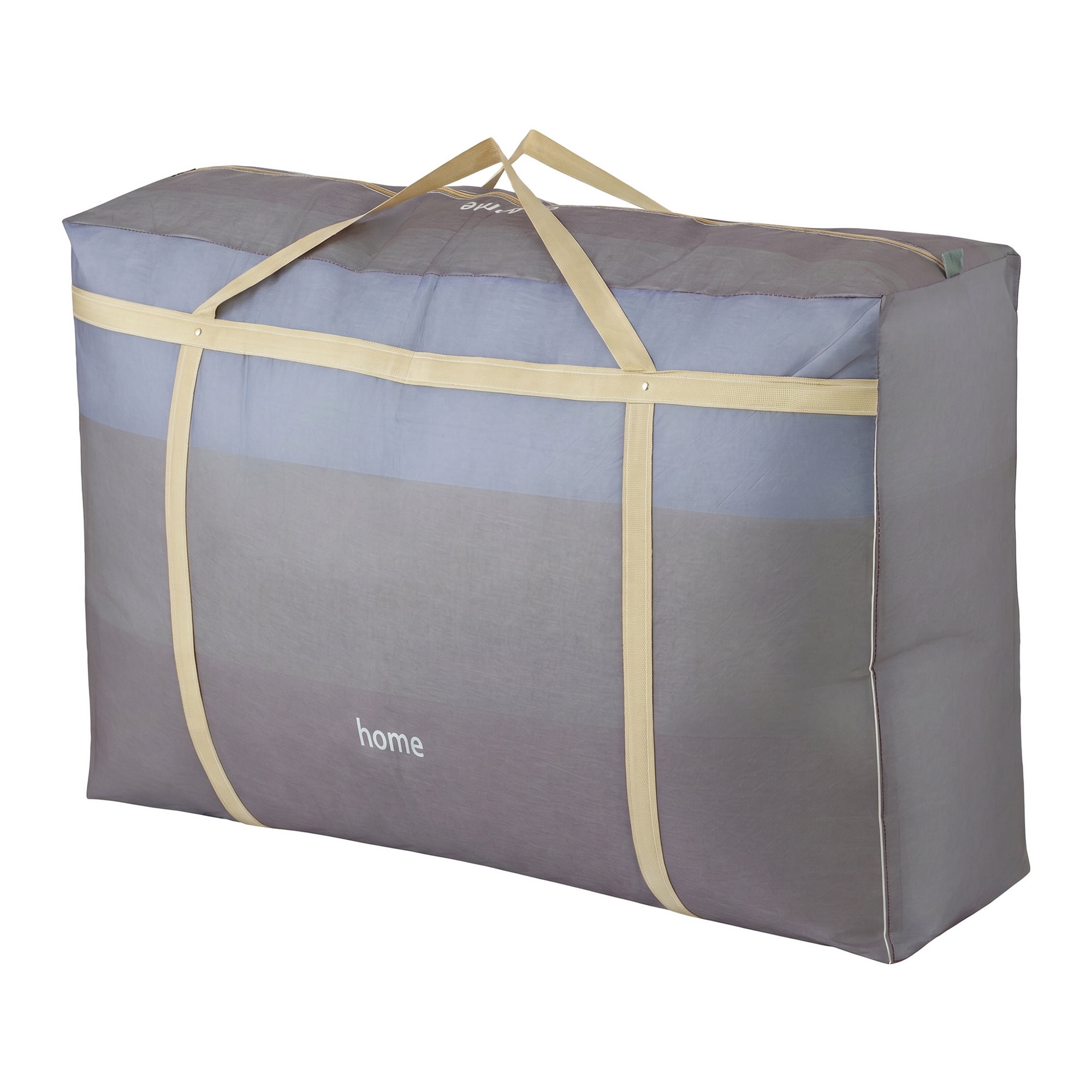 Unique Bargains Non-woven Storage Bag 200L Extra Large Duffel Blue 35.4"x22.8"x11.0"