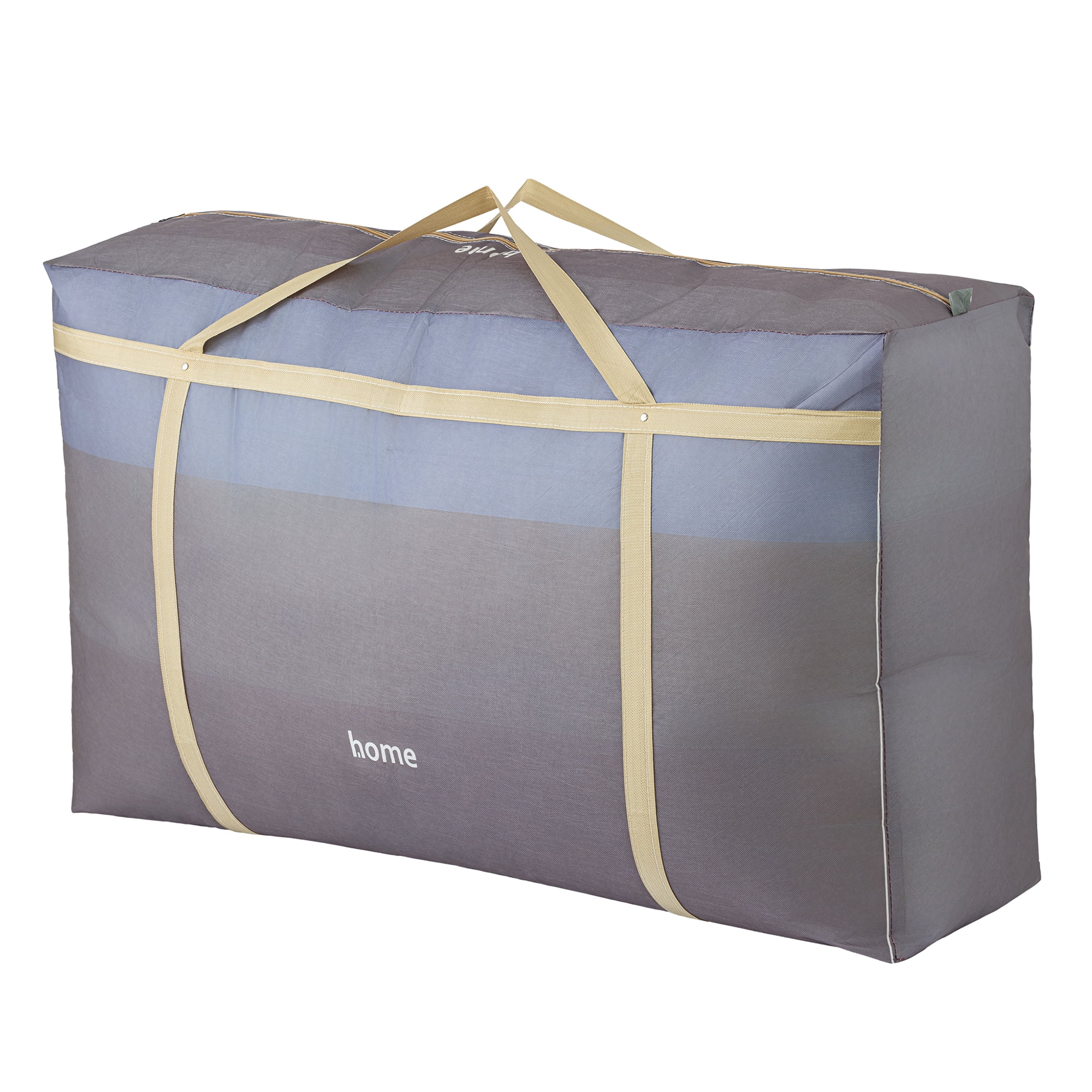 Unique Bargains Non-woven Storage Bag 200L Extra Large Duffel Blue 39.4"x23.6"x12.8"