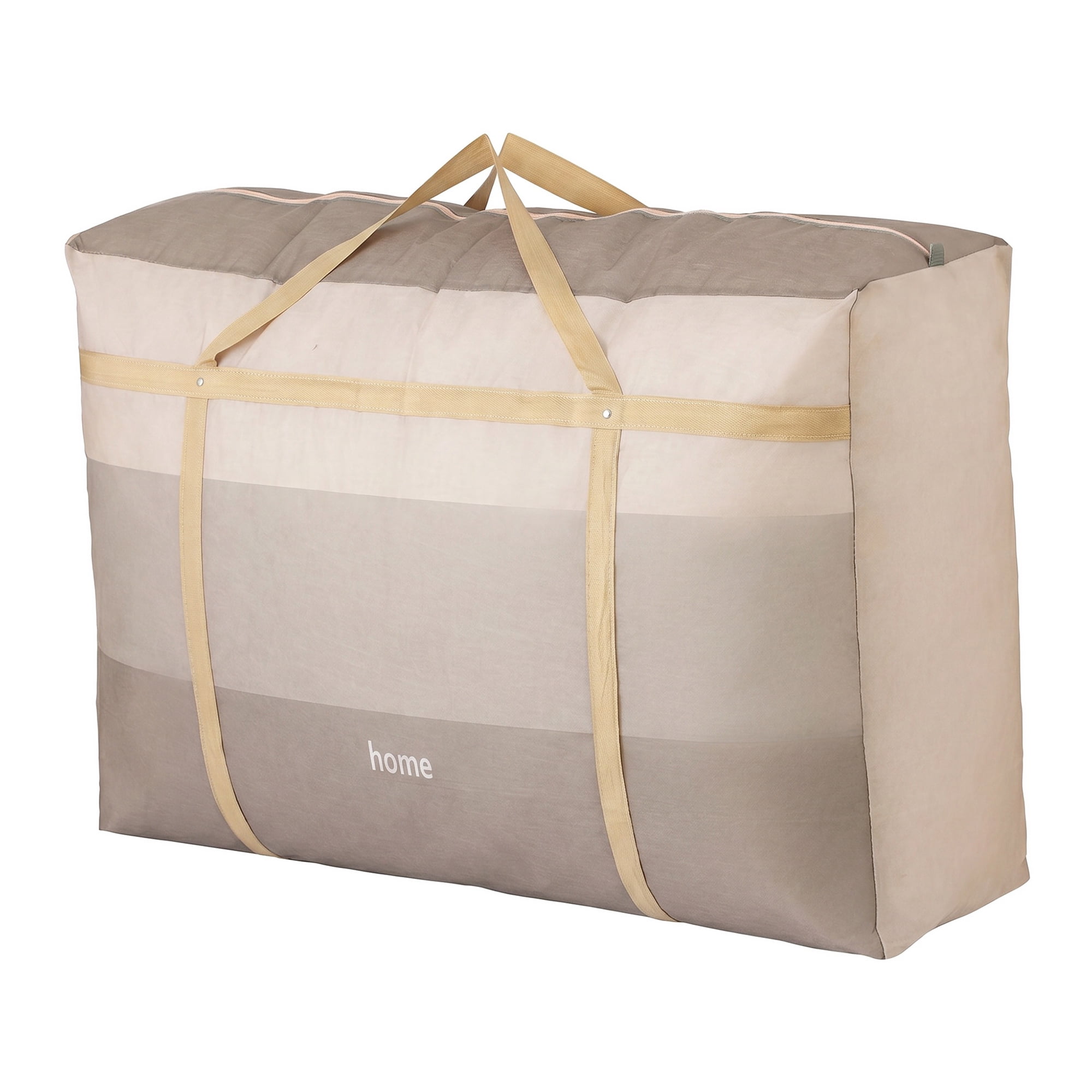Unique Bargains Non-woven Storage Bag 200L Extra Large Duffel Brown 29.5"x19.7"x10.6"