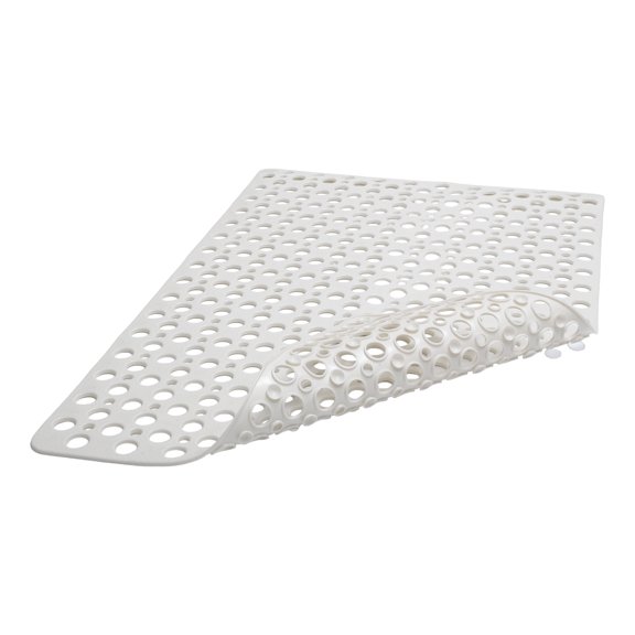 Unique Bargains Nonslip Bathtub Mat Bathtub Shower Mat Machine Washable Bath Mat for Tub Nonslip 35.43"x23.62" White
