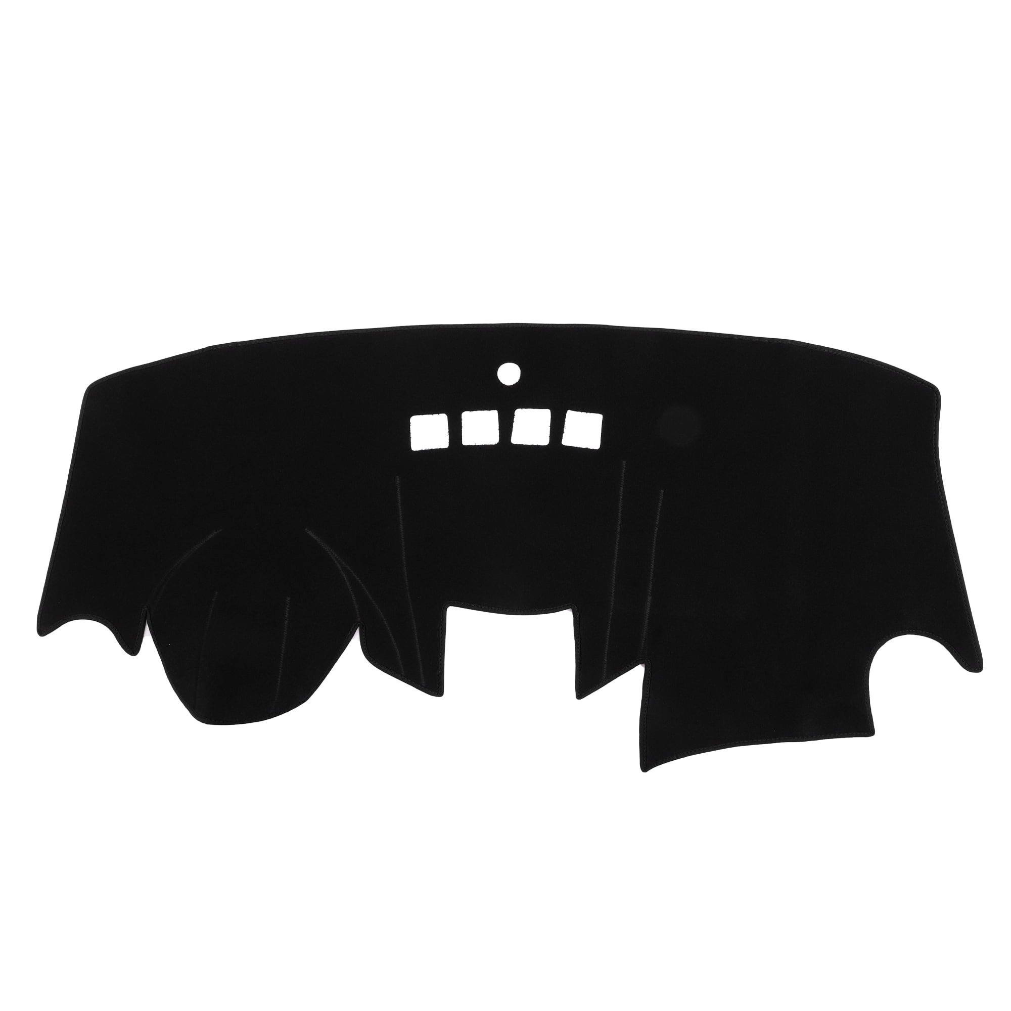 Unique Bargains Nonslip Protector Dashboard Cover for Ford Fiesta 2011-2019 Black