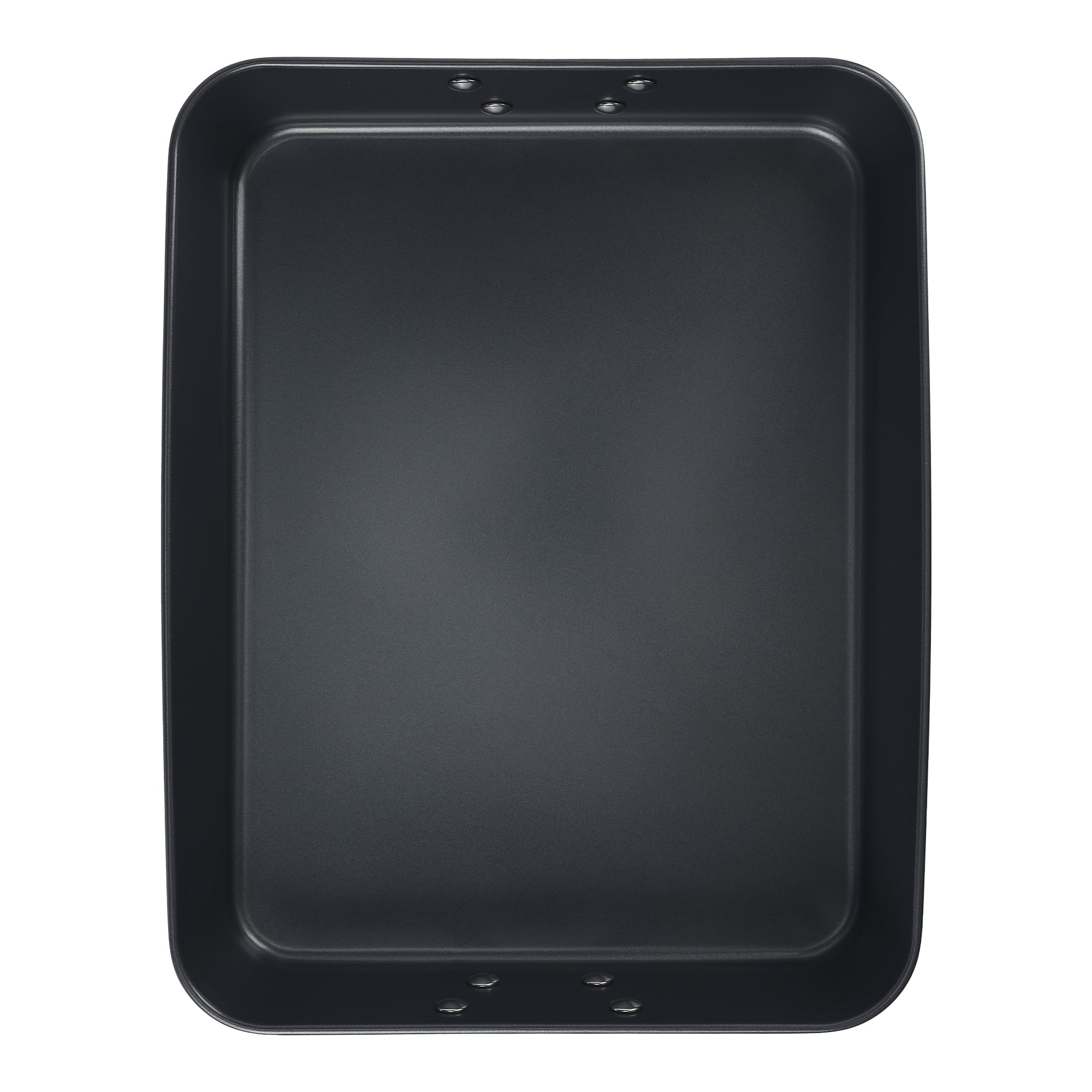 Unique Bargains Nonstick Baking Sheet Pan Black 13.7*10.8*2.6in