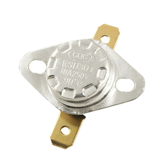 Unique Bargains Normal Close Temperature Controlled Switch Thermostat 90C KSD301 Auto Reset 2pcs