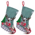 thumbnail image 1 of Unique Bargains Novelty Cartoon Christmas Stockings Assorted Garland Accents Deer 8", 1 of 5